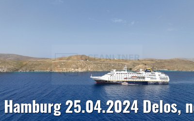 Hamburg 25.04.2024 Delos, new livery