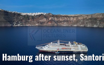 Hamburg after sunset, Santorini 26.04.2024