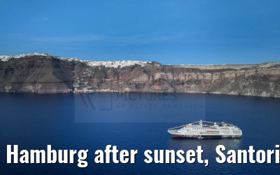 Hamburg after sunset, Santorini 26.04.2024
