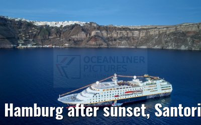 Hamburg after sunset, Santorini 26.04.2024