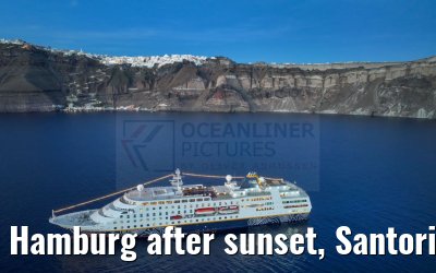 Hamburg after sunset, Santorini 26.04.2024