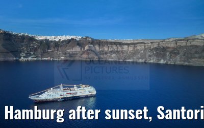 Hamburg after sunset, Santorini 26.04.2024