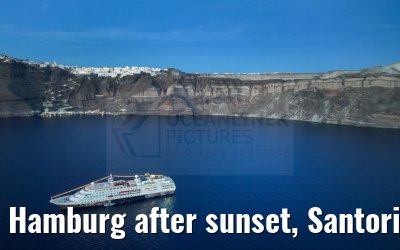 Hamburg after sunset, Santorini 26.04.2024