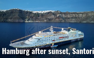 Hamburg after sunset, Santorini 26.04.2024