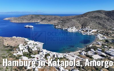 Hamburg in Katapola, Amorgos, Greece 26.04.2024