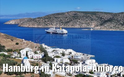 Hamburg in Katapola, Amorgos, Greece 26.04.2024