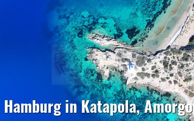Hamburg in Katapola, Amorgos, Greece 26.04.2024