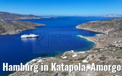 Hamburg in Katapola, Amorgos, Greece 26.04.2024