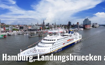 Hamburg, Landungsbruecken and Skyline 07.05.2025