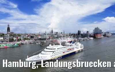 Hamburg, Landungsbruecken and Skyline 07.05.2025