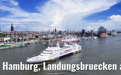 Hamburg, Landungsbruecken and Skyline 07.05.2025