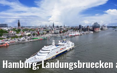 Hamburg, Landungsbruecken and Skyline 07.05.2025