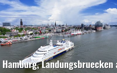 Hamburg, Landungsbruecken and Skyline 07.05.2025