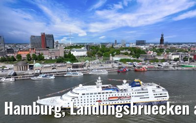Hamburg, Landungsbruecken and Skyline 07.05.2025
