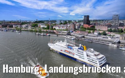 Hamburg, Landungsbruecken and Skyline 07.05.2025