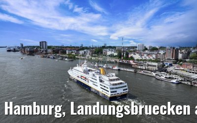Hamburg, Landungsbruecken and Skyline 07.05.2025