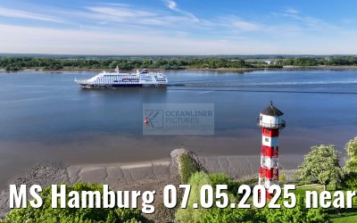 MS Hamburg 07.05.2025 near Wittenbergen 