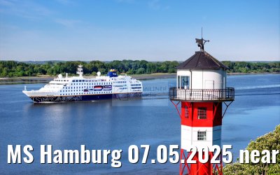 MS Hamburg 07.05.2025 near Wittenbergen 