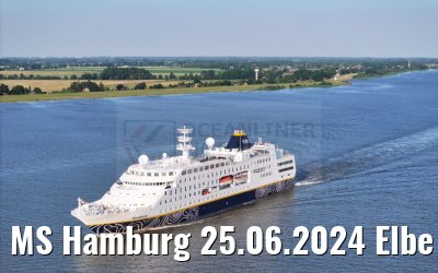 MS Hamburg 25.06.2024 Elbe river