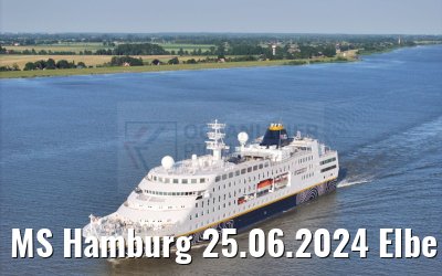 MS Hamburg 25.06.2024 Elbe river
