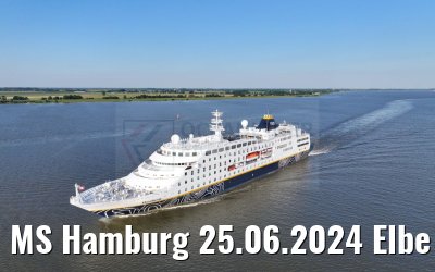 MS Hamburg 25.06.2024 Elbe river