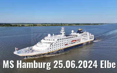 MS Hamburg 25.06.2024 Elbe river