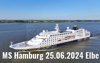 MS Hamburg 25.06.2024 Elbe river