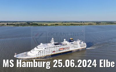 MS Hamburg 25.06.2024 Elbe river