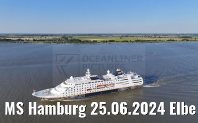 MS Hamburg 25.06.2024 Elbe river