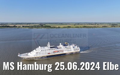 MS Hamburg 25.06.2024 Elbe river