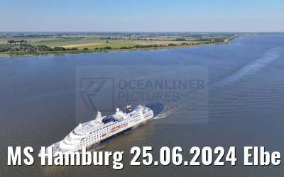 MS Hamburg 25.06.2024 Elbe river