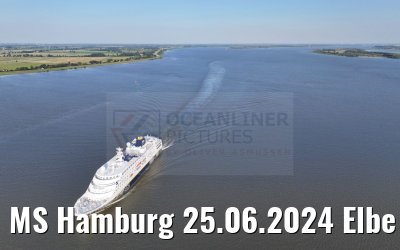 MS Hamburg 25.06.2024 Elbe river