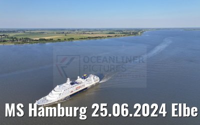 MS Hamburg 25.06.2024 Elbe river