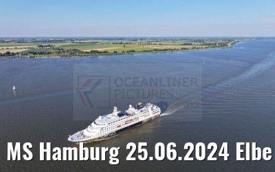 MS Hamburg 25.06.2024 Elbe river