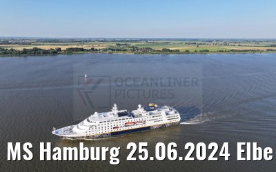 MS Hamburg 25.06.2024 Elbe river