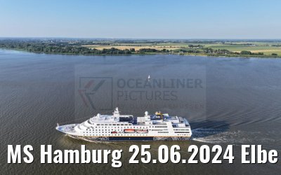 MS Hamburg 25.06.2024 Elbe river