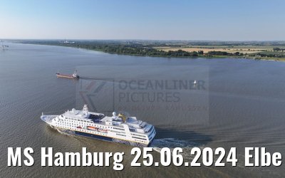 MS Hamburg 25.06.2024 Elbe river