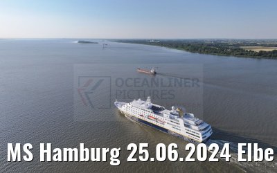 MS Hamburg 25.06.2024 Elbe river