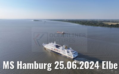 MS Hamburg 25.06.2024 Elbe river