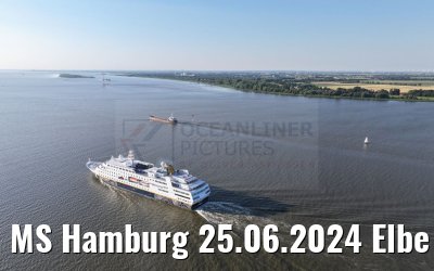 MS Hamburg 25.06.2024 Elbe river