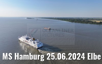 MS Hamburg 25.06.2024 Elbe river