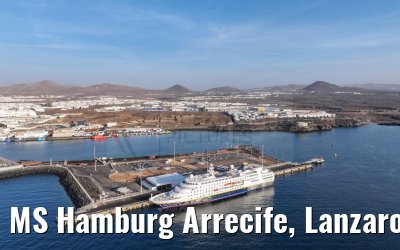 MS Hamburg Arrecife, Lanzarote 25.02.2025