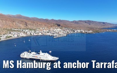 MS Hamburg at anchor Tarrafal 16.02.2025