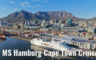 MS Hamburg Cape Town Cruise Terminal morning view