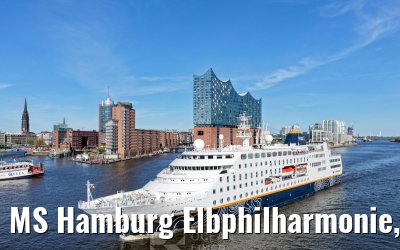 MS Hamburg Elbphilharmonie, Landungsbruecken and Skyline Hamburg 29.04.2026