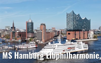 MS Hamburg Elbphilharmonie, Landungsbruecken and Skyline Hamburg 29.04.2026