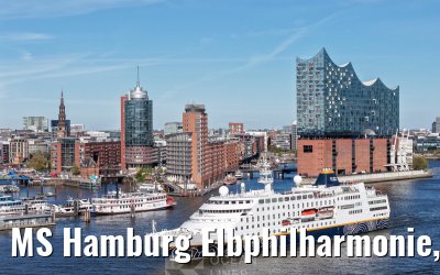 MS Hamburg Elbphilharmonie, Landungsbruecken and Skyline Hamburg 29.04.2026