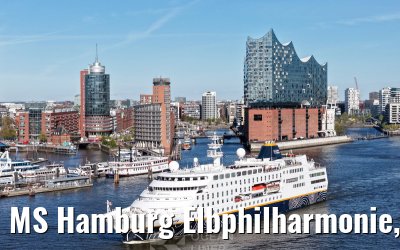 MS Hamburg Elbphilharmonie, Landungsbruecken and Skyline Hamburg 29.04.2026