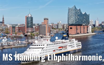 MS Hamburg Elbphilharmonie, Landungsbruecken and Skyline Hamburg 29.04.2026