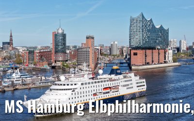 MS Hamburg Elbphilharmonie, Landungsbruecken and Skyline Hamburg 29.04.2026